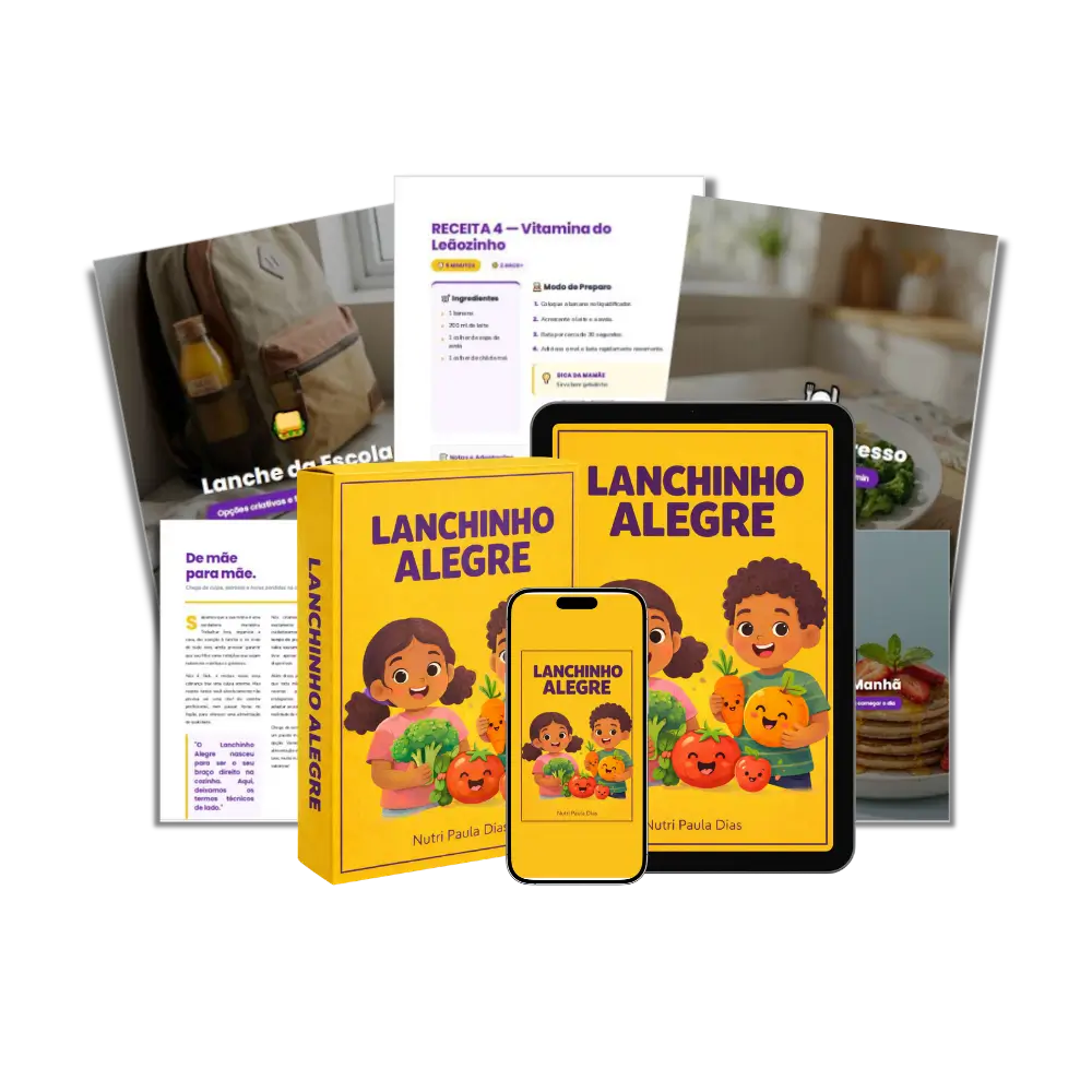 Mockup do Guia Completo Lanchinho Alegre